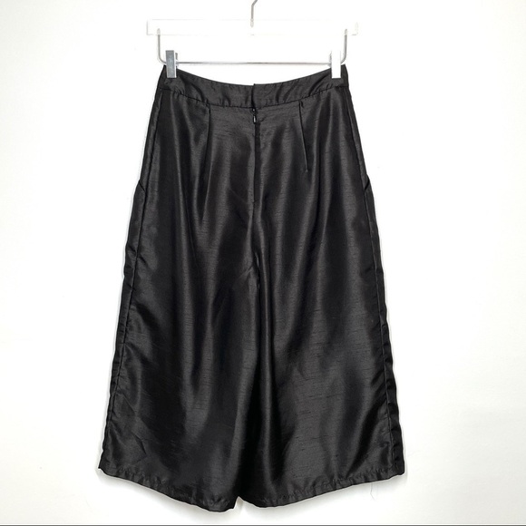 Keepsake the Label Black Wide Leg Cropped Palazzo Pants Back Zip Lined Size S - Picture 6 of 16